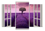 Obraz na plátně Okno do Provence