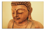 Obraz na plátne Budha ze dřeva