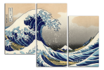 Obraz na plátně Velká vlna u Kanagawy