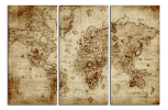 Obraz na plátně Stará mapa