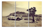 Obraz na plátne Auto v poušti