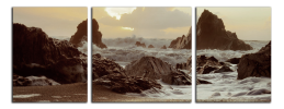 Obraz na plátně Skalnaté pobřeží