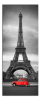 Obraz na plátne Eiffelovka a auto